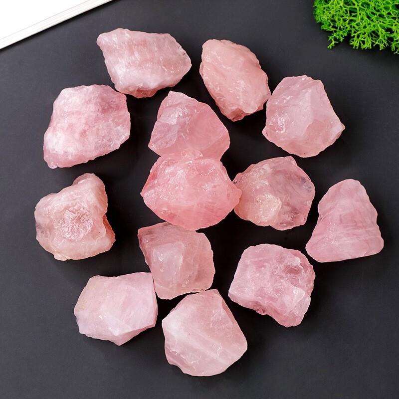Raw Rough Rose Quartz Crystal Stone Chunk Healing Mineral Rocks Gifts 100g