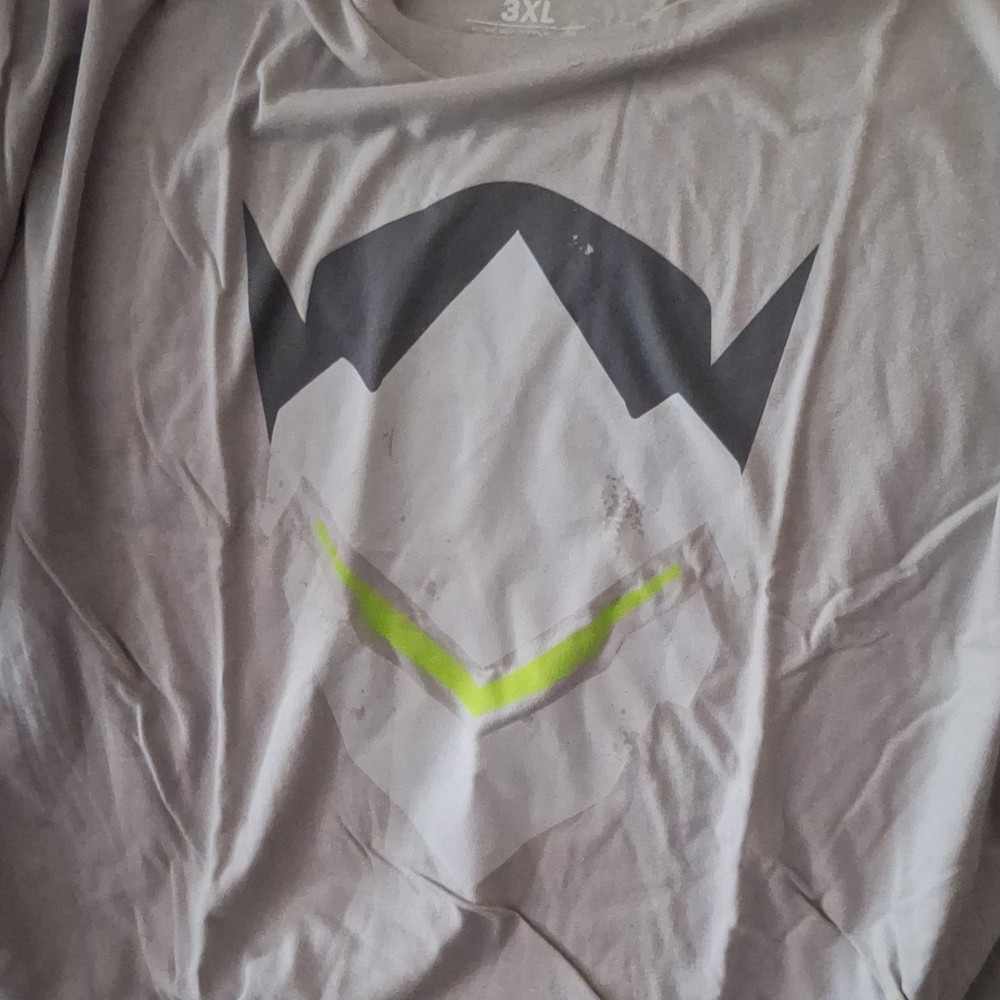 Blizzard Entertainment Overwatch Genji Graphic Men's 3XL Gray T-Shirt