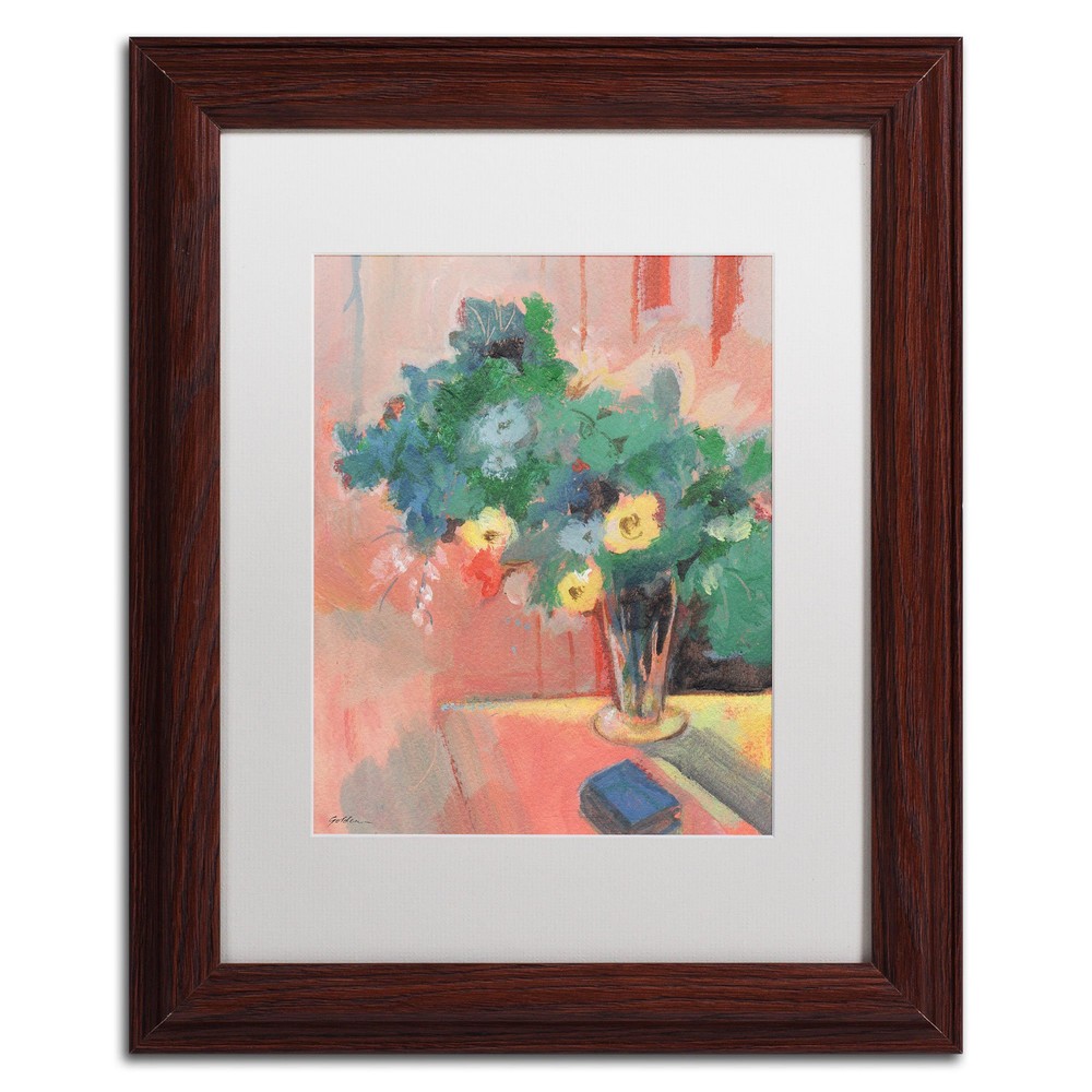 Yellow Wildflowers by Sheila Golden, 35x47 inches Canvas Wall Art