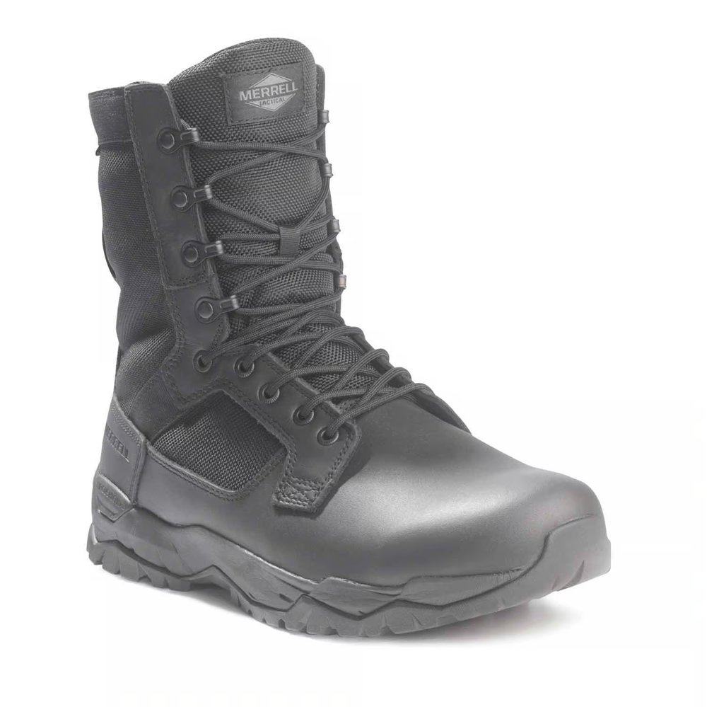 Men's Merrell Tactical Patrol Waterproof Boots Size 9.5 Wide Width New