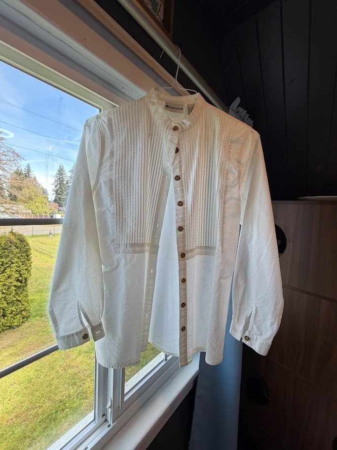 Women's Timeless Classic Cotton 100% Cotton Blouse by Appleseed's - Size Small