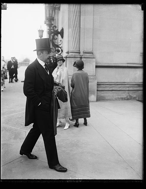 Photo:Biltmore North Carolina Vanderbilt Cecil Wedding 1924 Man in Top Hat