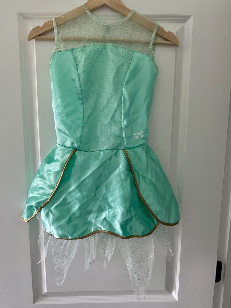 BARBIE FAIRYTOPIA COSTUME IRIDESCENT SHIMMERING SPARKLES! DRESSUP Sz S