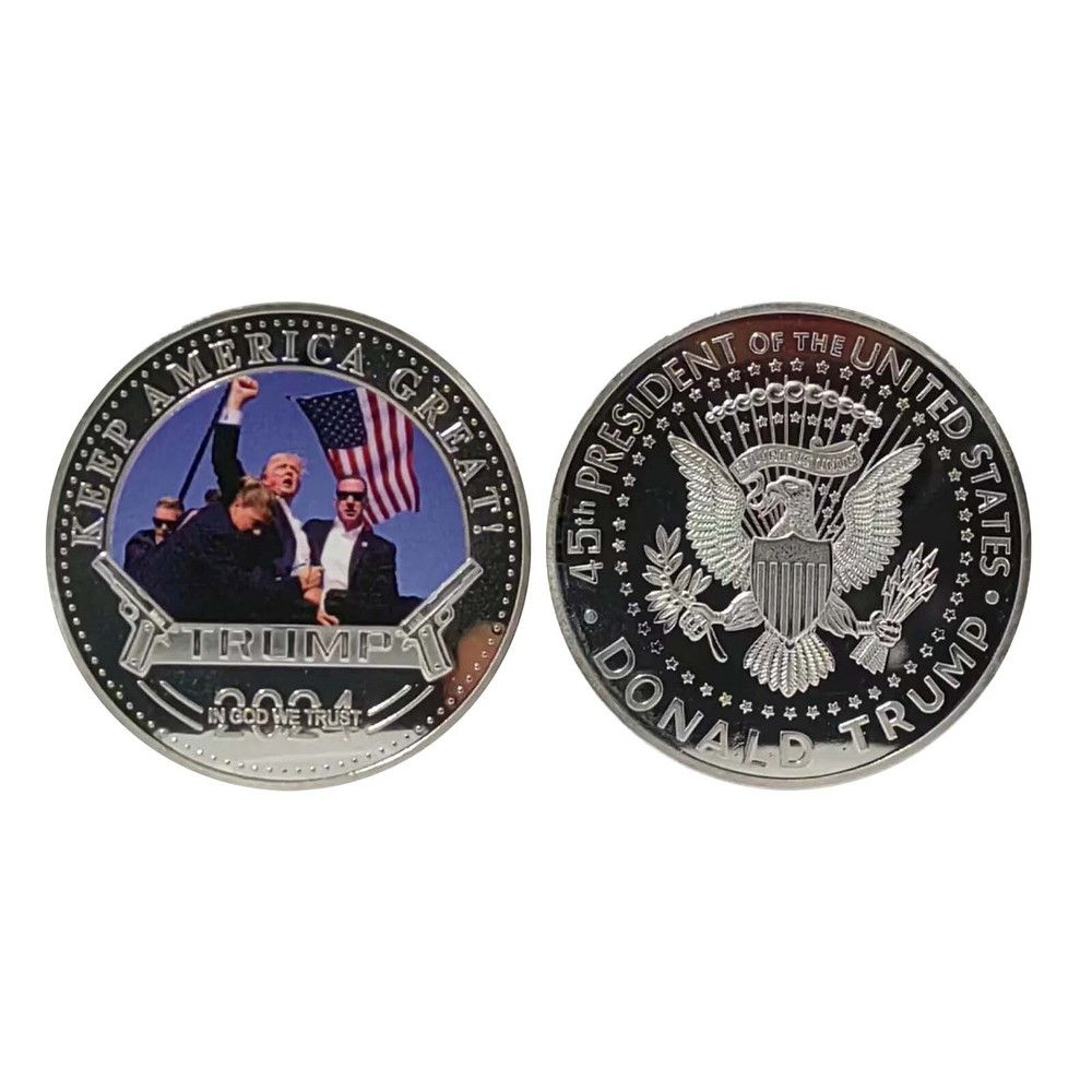 2024 Donald Trump Coin Shooting Collection Trump Assassinated Coins New-Black