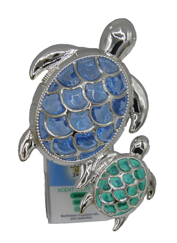 Bath Body Works Aqua Sea Turtle Plug-In Warmer with Scent Control in Blue Green