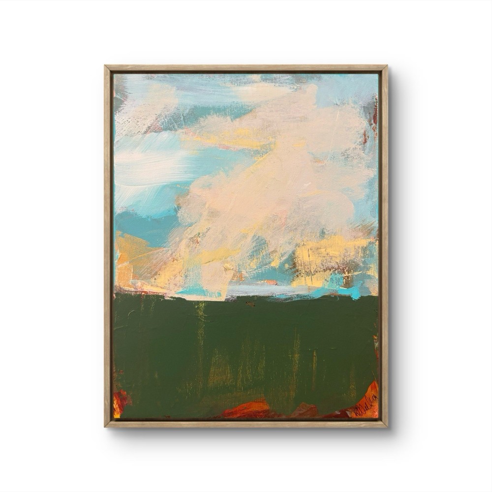 Landscape Impression 11x14 Abstract ORIGINAL Canvas Unframed Wall Art Home Decor