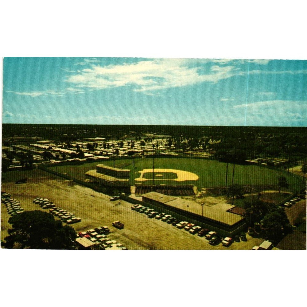 Vintage Payne Park Postcard Sarasota Florida Chicago White Sox Spring Training