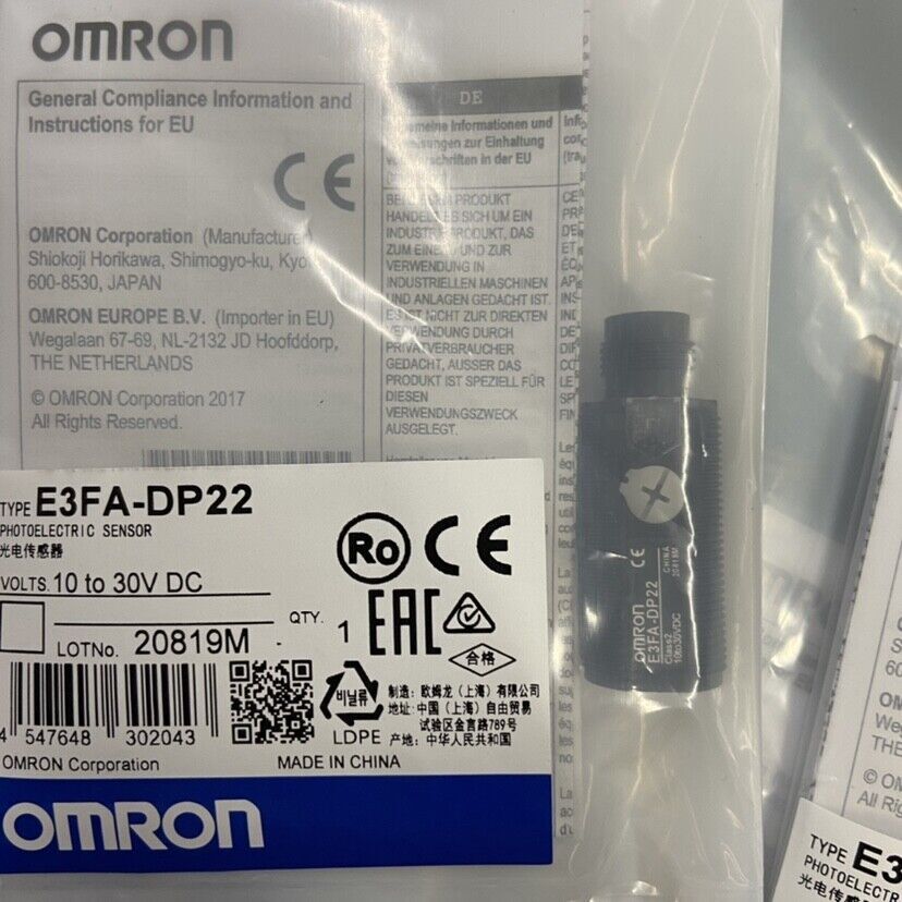 OMRON E3FA-DP22 Photoelectric Sensor Switch E3FADP22 New Fast Shipping