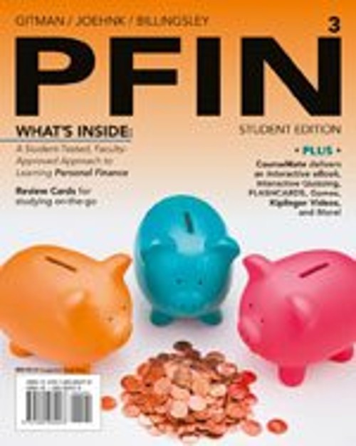 Ie Pfin3 Gitman Joehnk BillinFree US Delivery | ISBN:128508263X