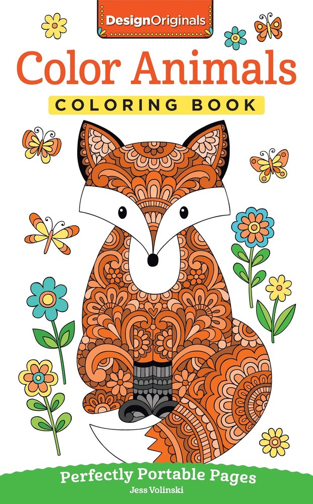 Color Animals Coloring Book: Perfectly Portable Pages (Design Originals)...