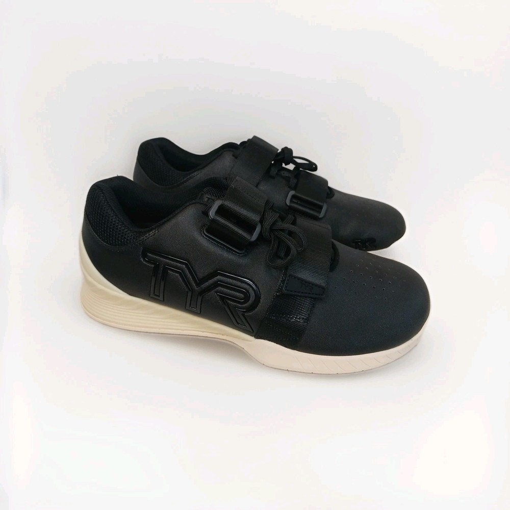 TYR Mens L-1 Lifter Sneakers Men's 9.5 W/11 Black Weightlifting Shoes NEW!