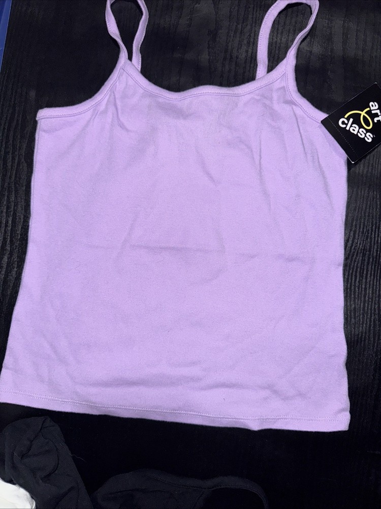Art Class Girls' Basic Purple Tank Top Size Large 10/12 New