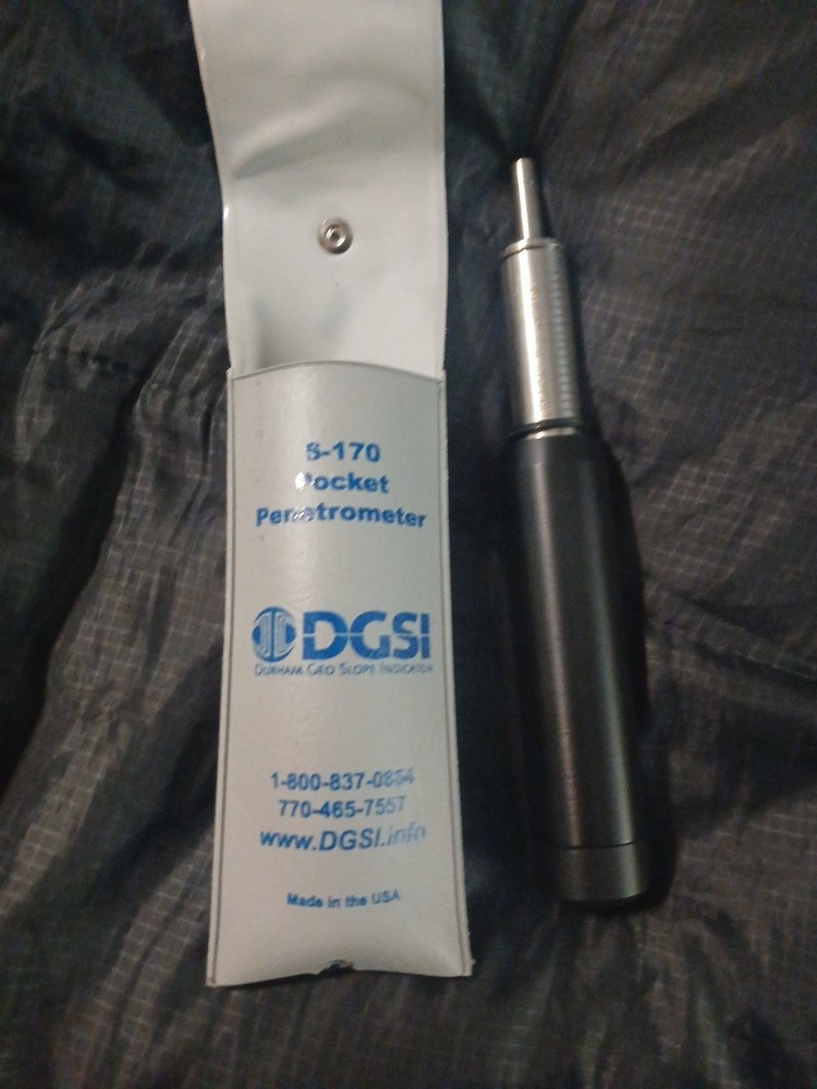 Durham Geo S-170 Pocket Penetrometer Soil Test Tool
