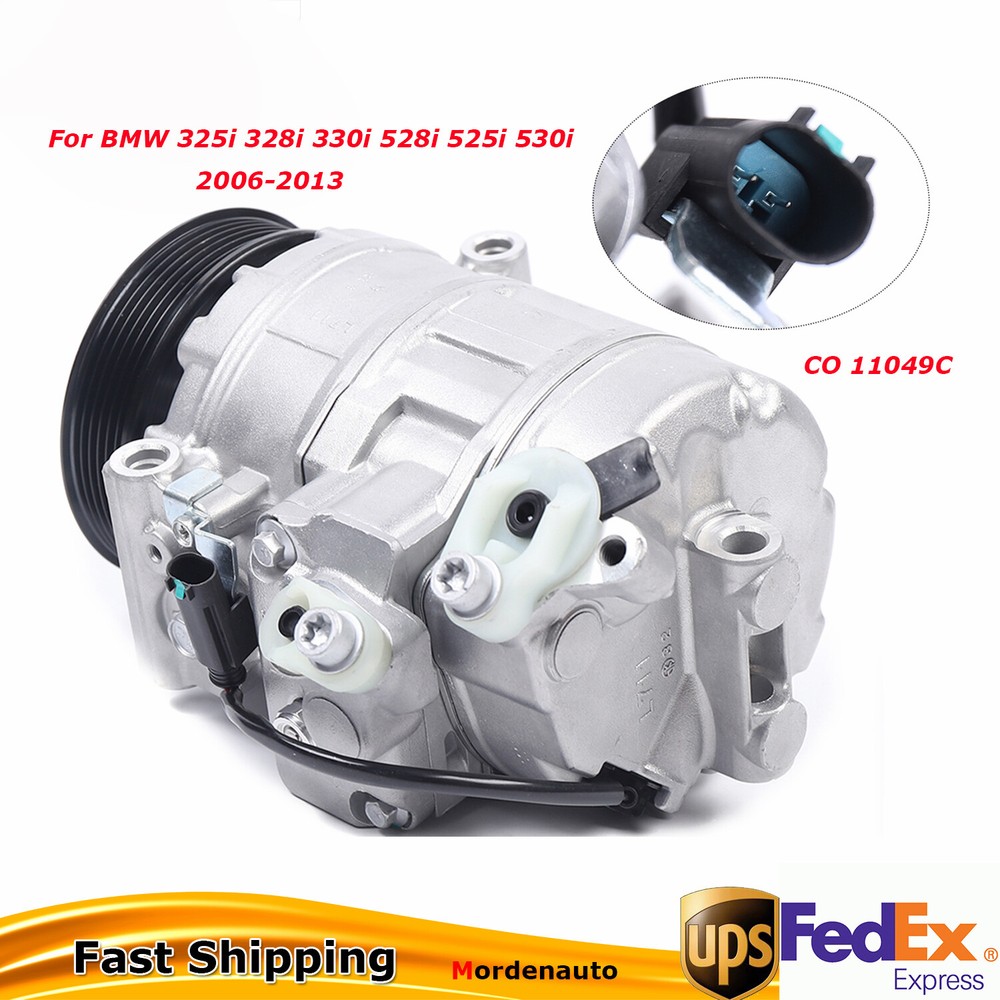 A/C Compressor W/ Clutch For 2006-2013 BMW 325i 328i xDrive 330i 528i 525i 530i