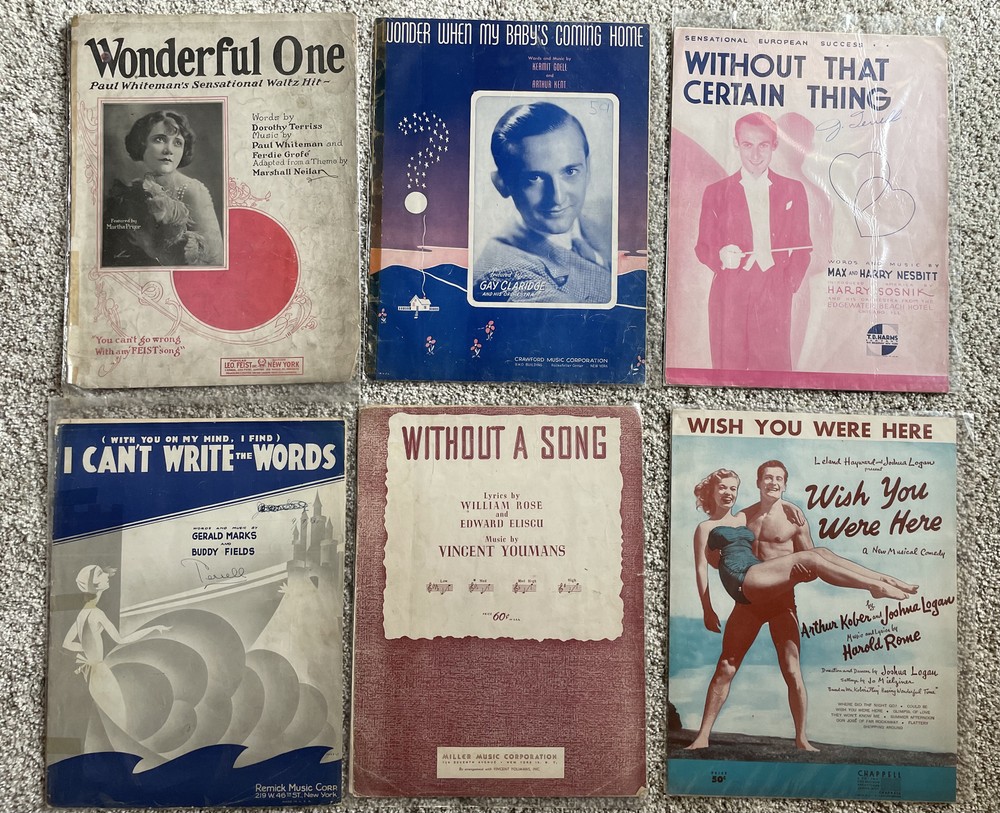 Antique and Vintage Sheet Music - Lot 14