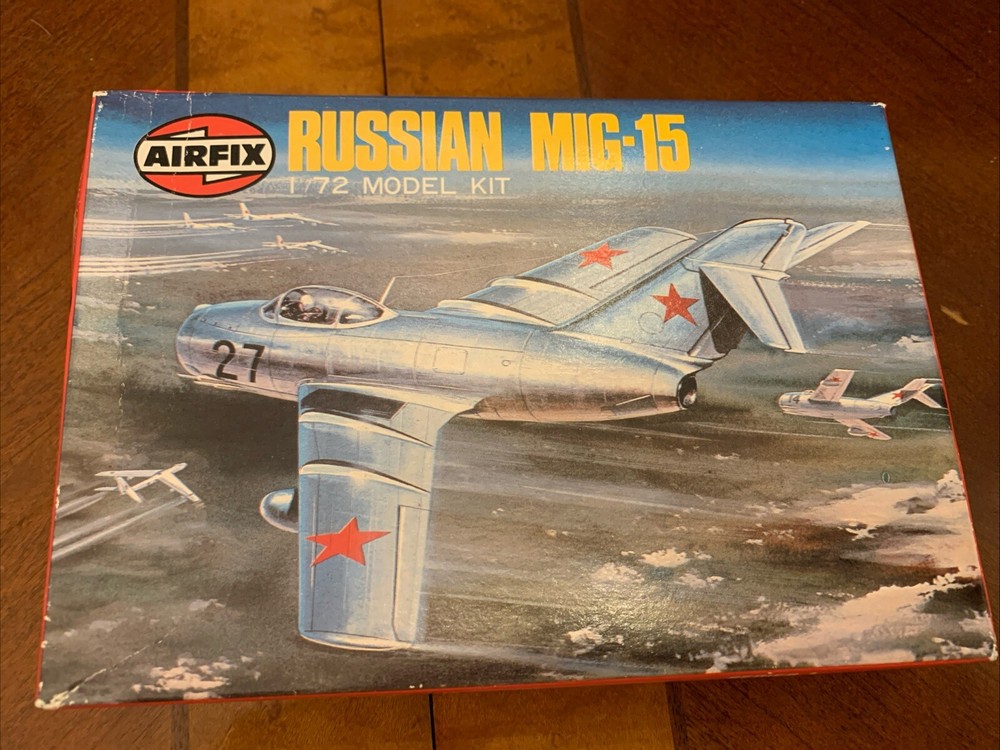 AIRFIX 1/72 MIG 15 Plastic Model Kit New In Open Box