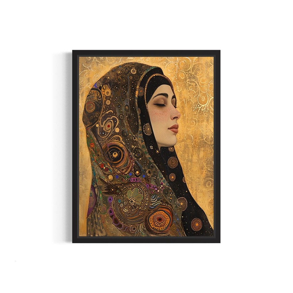 Islam Woman Poster Art Print Religion Wall Art Decoration Artwork