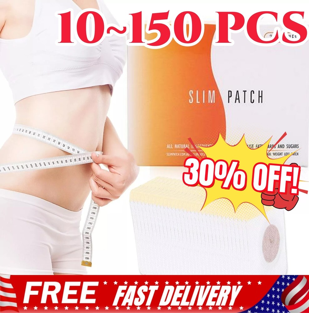 10/50/200 Pcs Slim Patch Weight Loss Slimming Diets Pads Detox Burn Fat Adhesive