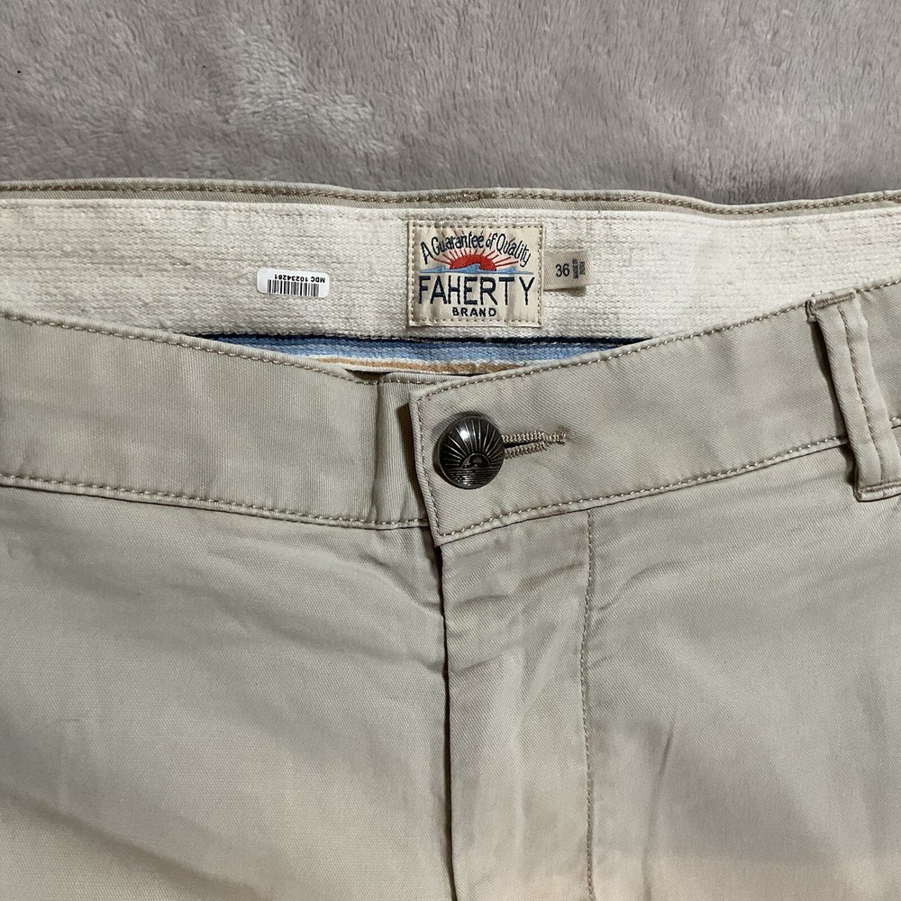 Faherty Stretch Men’s 36x30 Tan Chinos