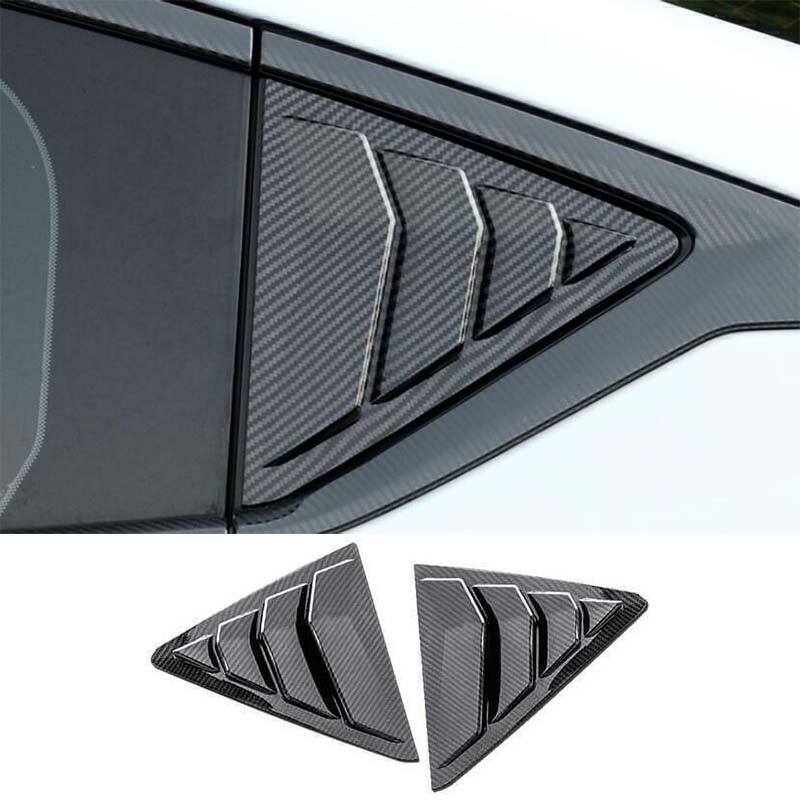 Louver Quarter Scoop Window For Cadillac CT5 2020-2023 Side Vent Carbon Fiber