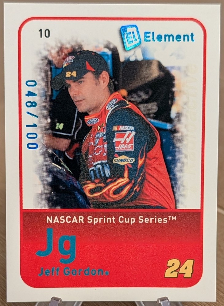 2009 Element Radioactive Parallel SP 48/100 Jeff Gordon