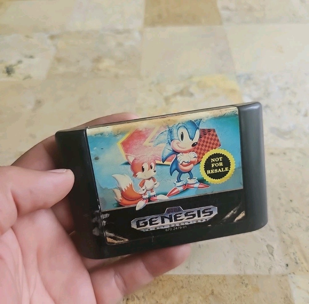 Sonic the Hedgehog 2 Sega Genesis Game