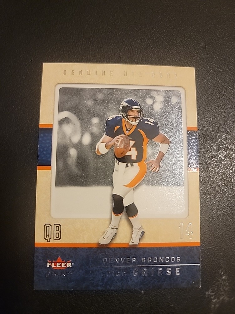 2002 Fleer Genuine - Brian Griese #35 NM+