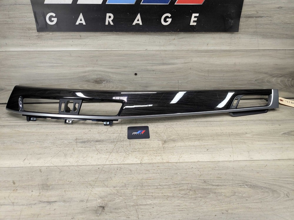 16-19 OEM BMW F48 X1 Center Dash Vent Trim Panel Wood