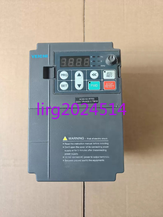 1pc used  VEICHI AC60-S2-R75G 0.75KW