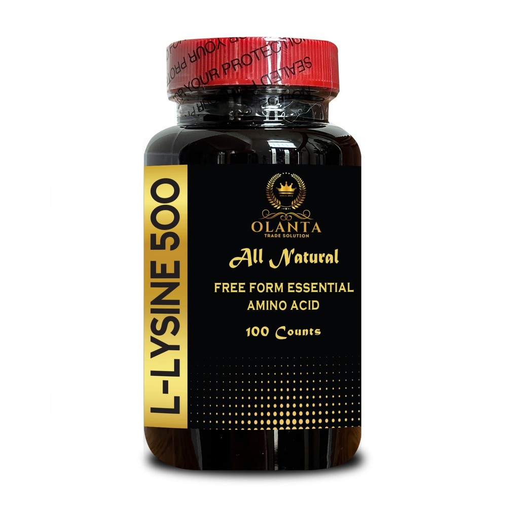 L-LYSINE 500 mg ESSENTIAL AMINO ACID - Essential Amino Acid Supplement for both
