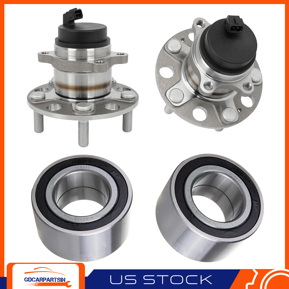 Kia Soul 2010-2013 Front & Rear Wheel Bearing Hub Assembly – 4-Piece Set