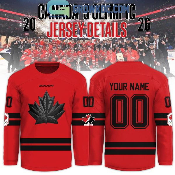 Cana da Olympic 2026 Hockey Jersey Unisex S-5XL