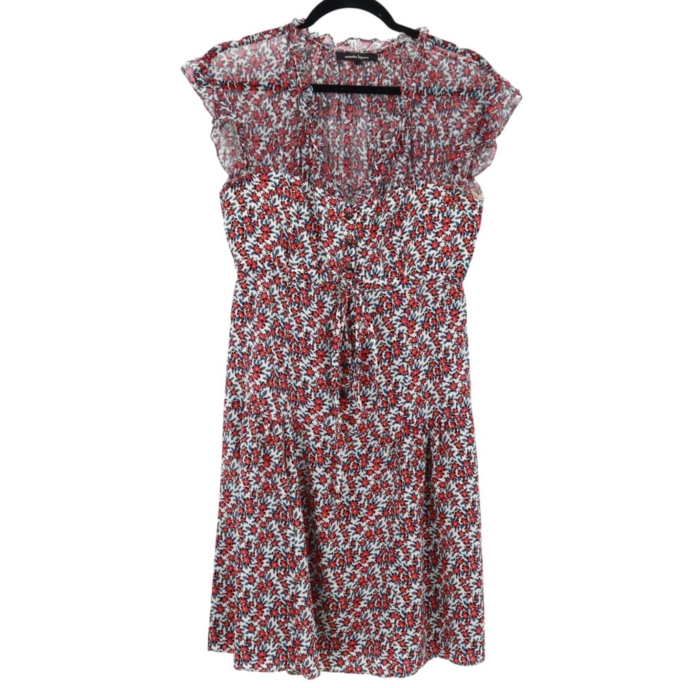 Nanette Lepore Silk Dress Women 4 White Girlhood Delicate Romantic Dainty Pretty