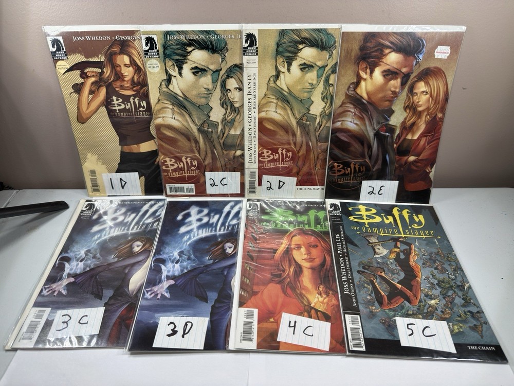 Lot Of 8 Buffy The Vampire Slayer Season 8 Variant Covers Dark Horse Comics