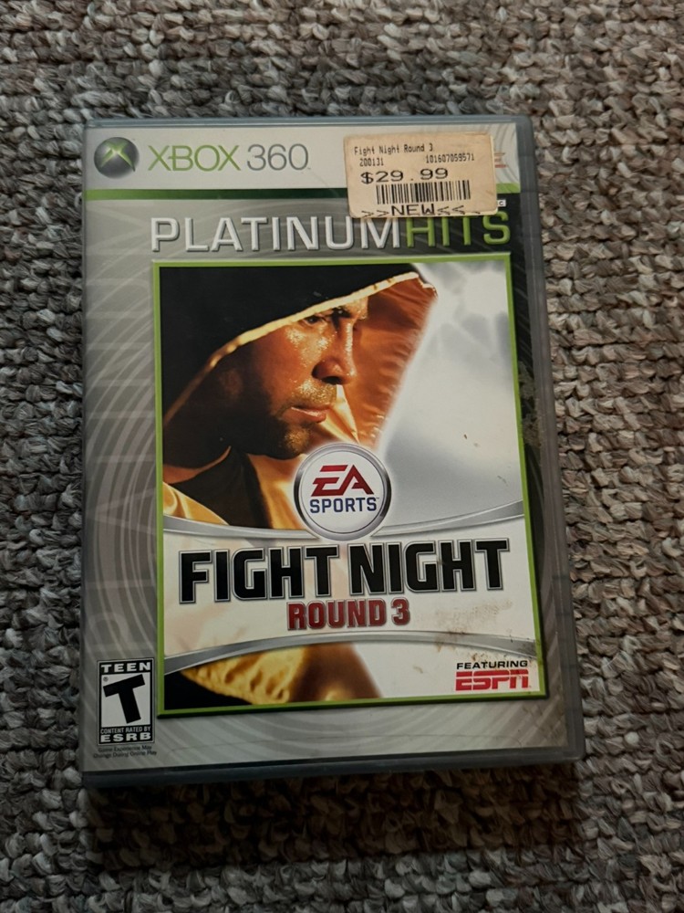Fight Night Round 3 - Platinum Hits (Xbox 360, 2006) Complete CIB Tested