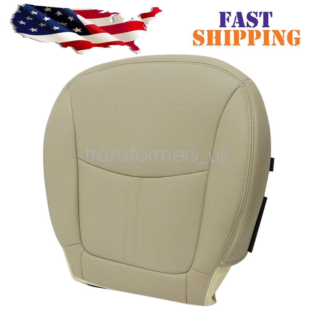 For 2011-2012 Kia Sorento Driver Side Bottom Perforated Leather Seat Cover Beige