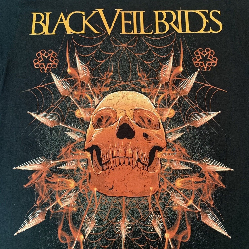 Black Veil Brides Skull Graphic T Shirt Unisex black Unisex S-234XL