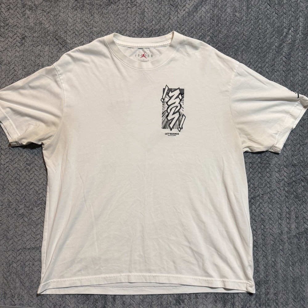 Air Jordan Zion Williamson “Let’s Dance” Dri-FIT T-Shirt Men’s Large White