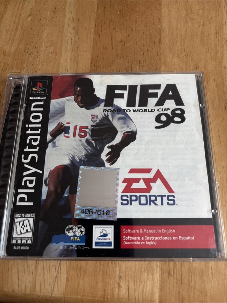 FIFA: Road to World Cup 98 (Sony PlayStation 1, 1997) CIB