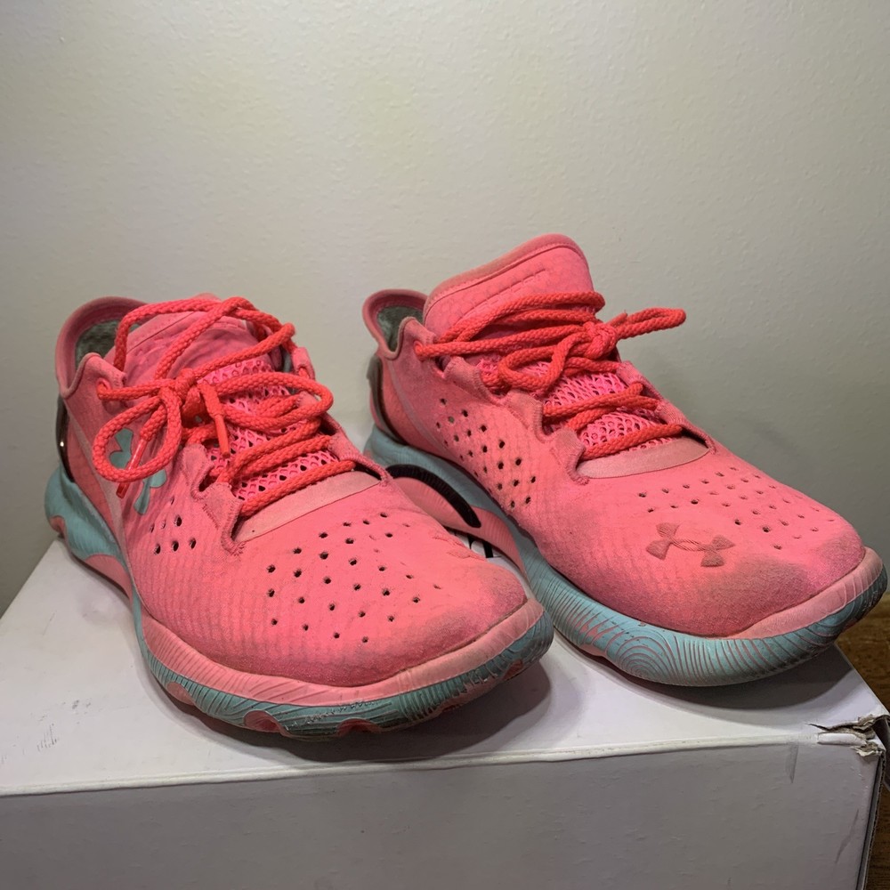 Used Under Armour Women's Speedform Apollo 2 Pink Running Shoes Size 6.5
