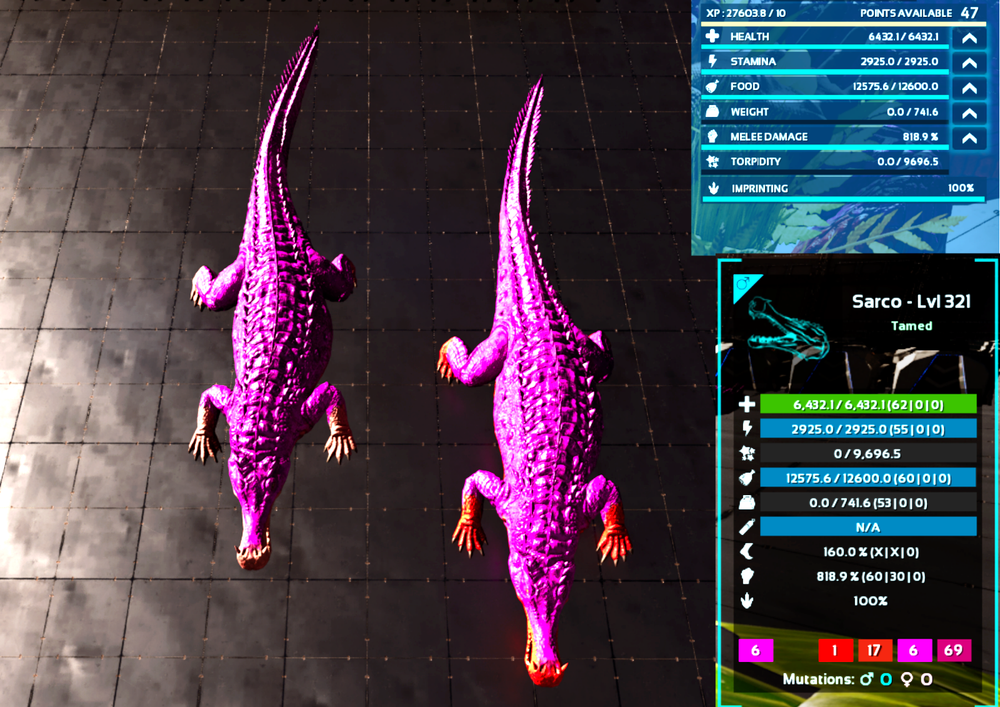 Sarco %100 imprint & EGGS Ark Survival Ascended Official PVE ASA XBOX PS PC