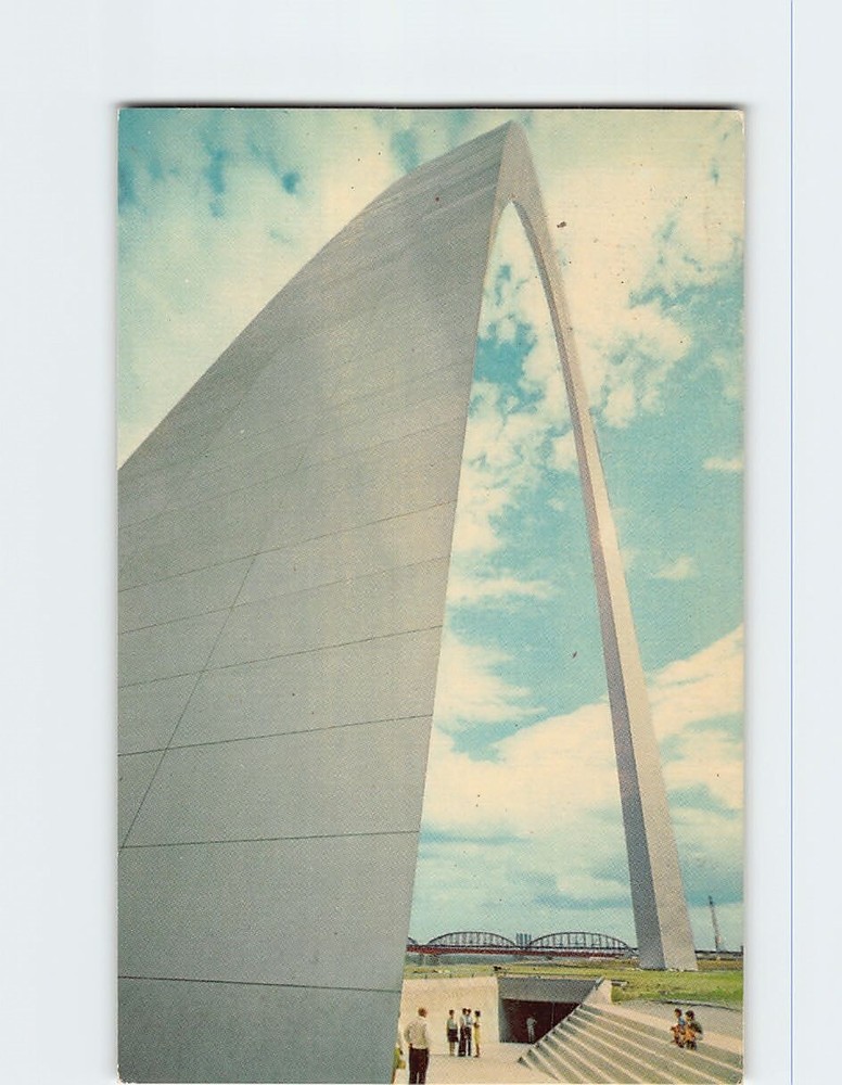 Postcard Base of the Gateway Arch St. Louis Missouri USA
