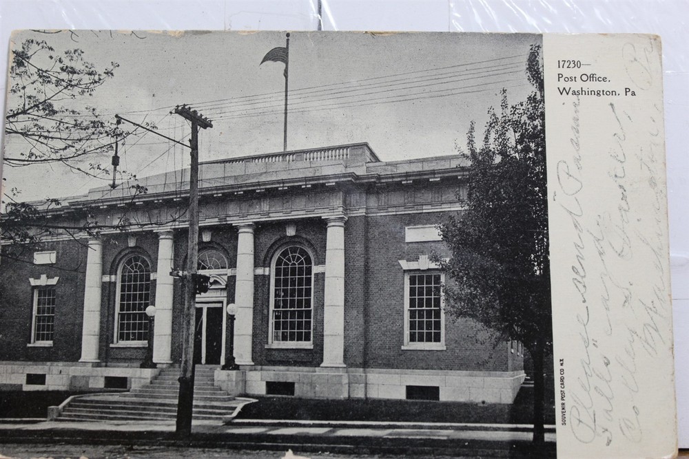 Pennsylvania PA Washington Post Office Postcard Old Vintage Card View Standard
