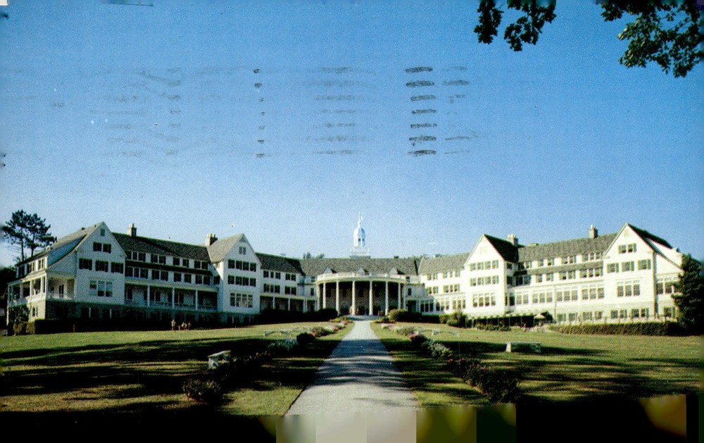 1955 Sagamore Hotel Bolton Landing Lake George NY Adirondacks Chrome Postcard