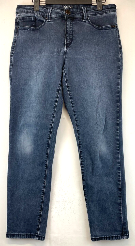 French Dressing Jeans - Womens Size 12P - Blue - Straight Leg Stretch (2010)