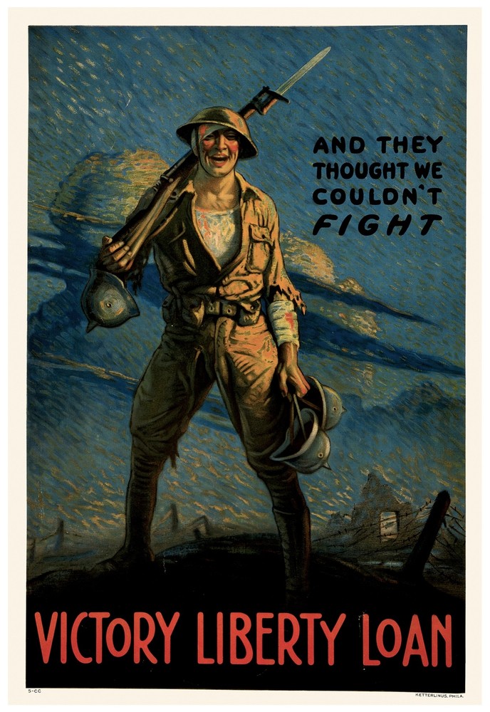 Decor Poster. Fine Graphic Art design. Victory Liberty loan. Home Wall Art. 1760