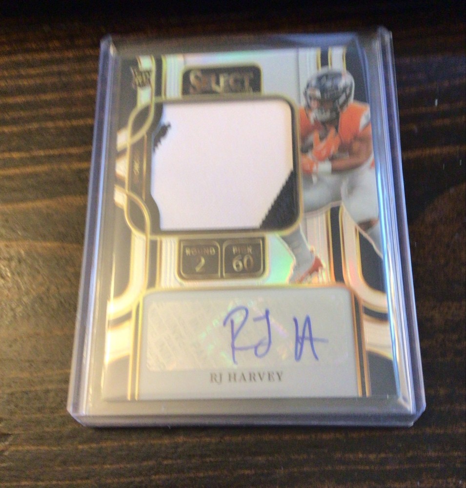 2025 Panini Select - Prime Selections RJ Harvey #PSS-RHY /199 (AU, MEM, RC)
