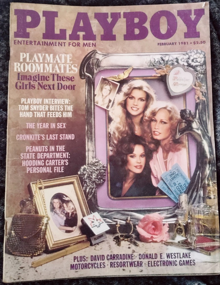 💥Vintage Playboy Magazine February 1981 Tom Snyder Interview Playmate Roommates