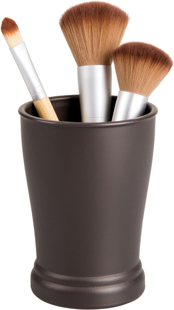 iDesign Tumbler Cup for Bathroom Organization, 1 Count (Pack of 1), Bronze