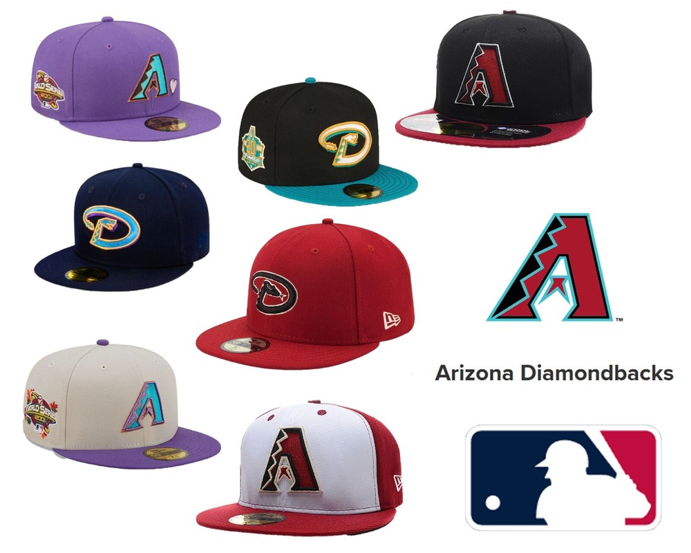 New MLB Arizona Diamondbacks New Era Men's Baseball Cap 59FIFTY Fitted Cap